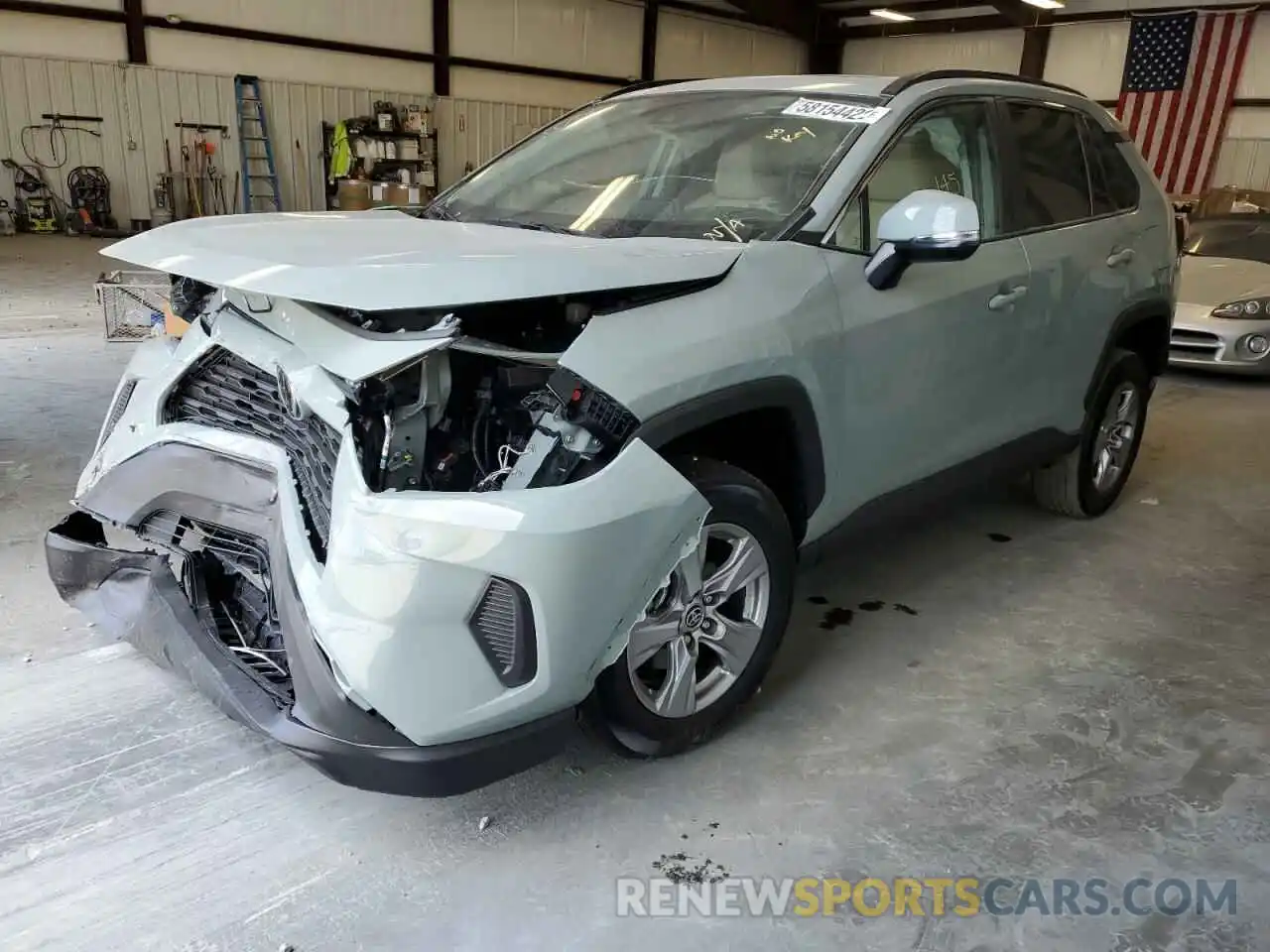 2 Photograph of a damaged car 2T3W1RFV6NW218977 TOYOTA RAV4 2022