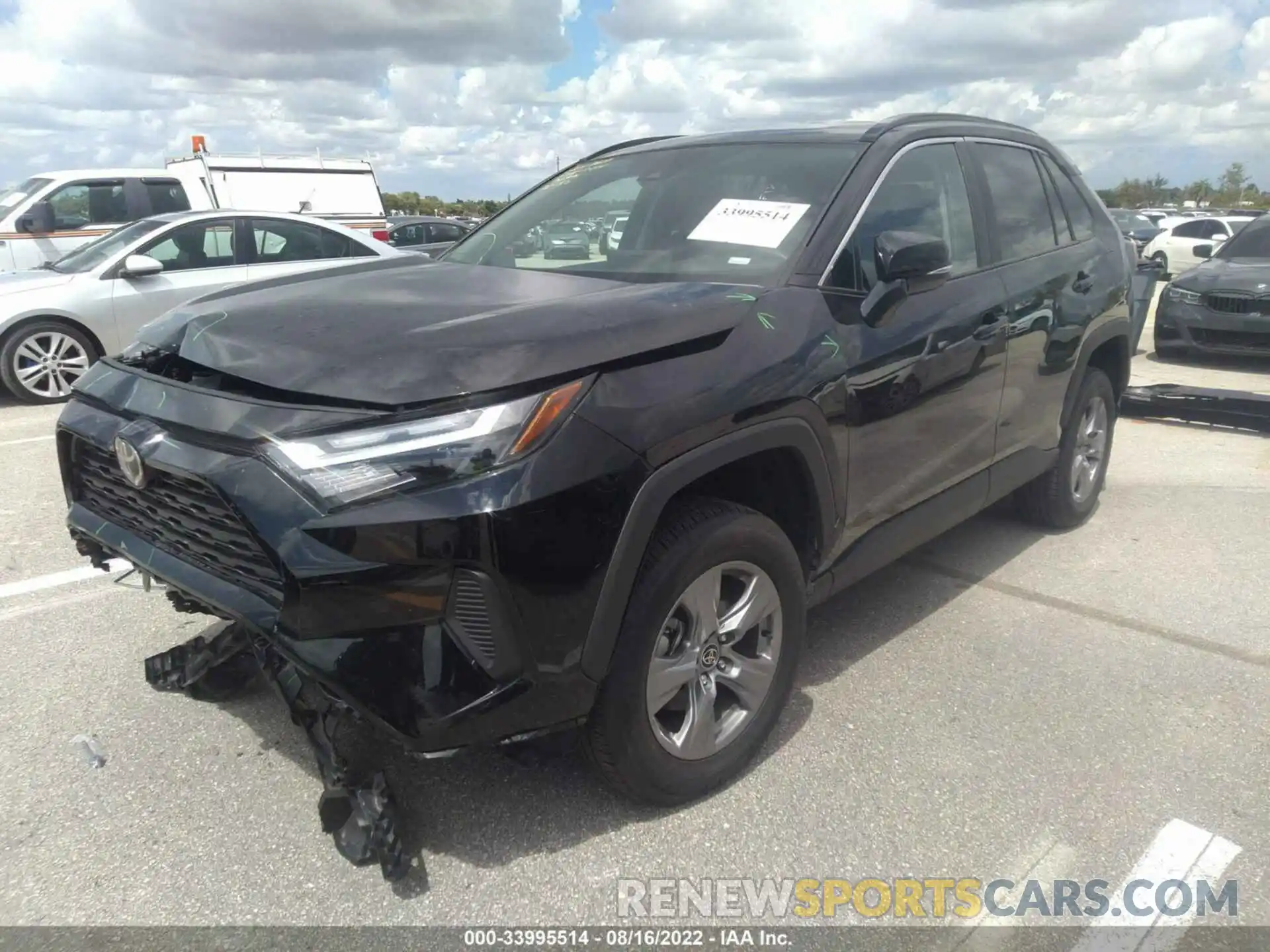 2 Photograph of a damaged car 2T3W1RFV7NC180774 TOYOTA RAV4 2022