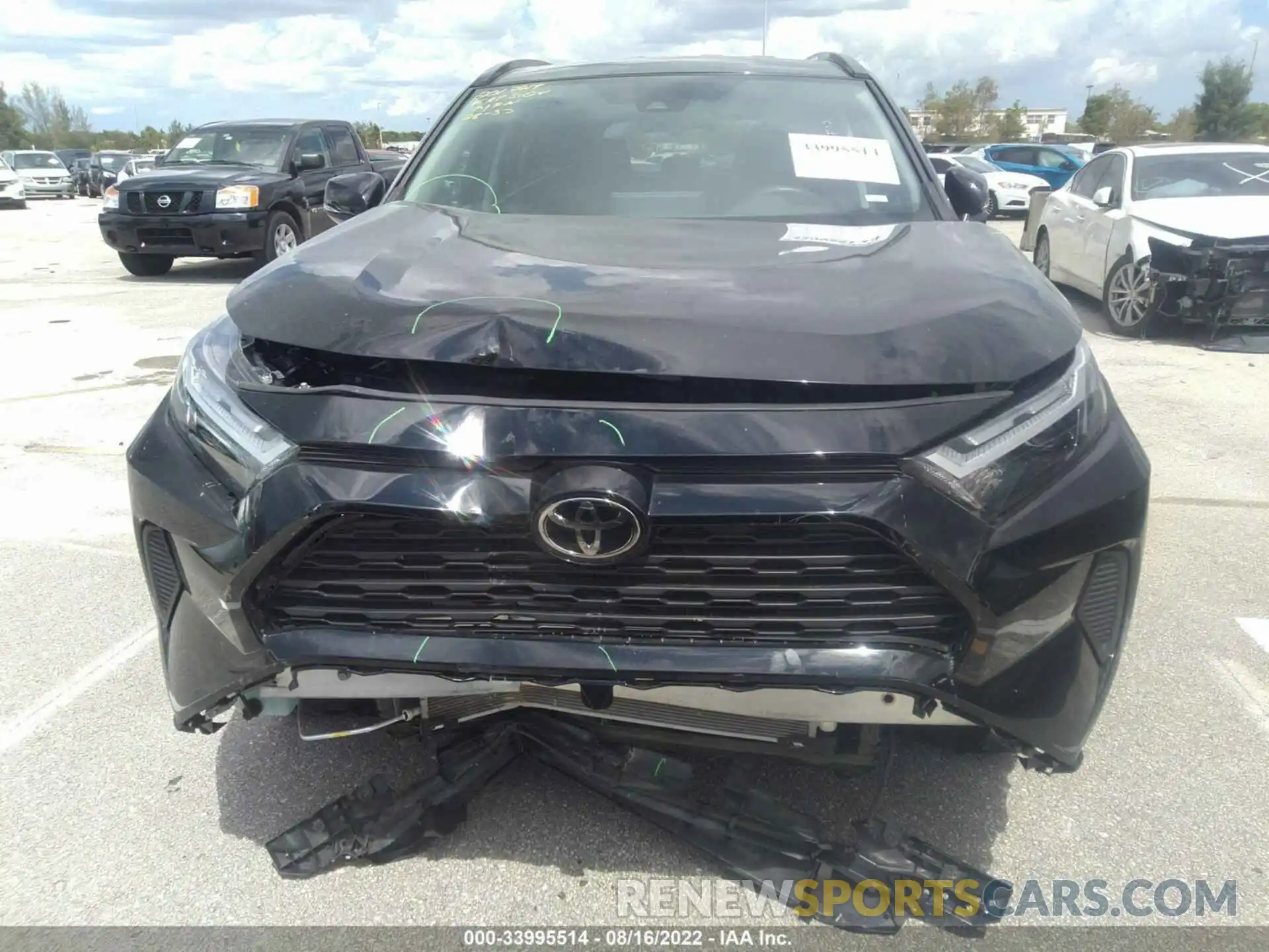 6 Фотография поврежденного автомобиля 2T3W1RFV7NC180774 TOYOTA RAV4 2022