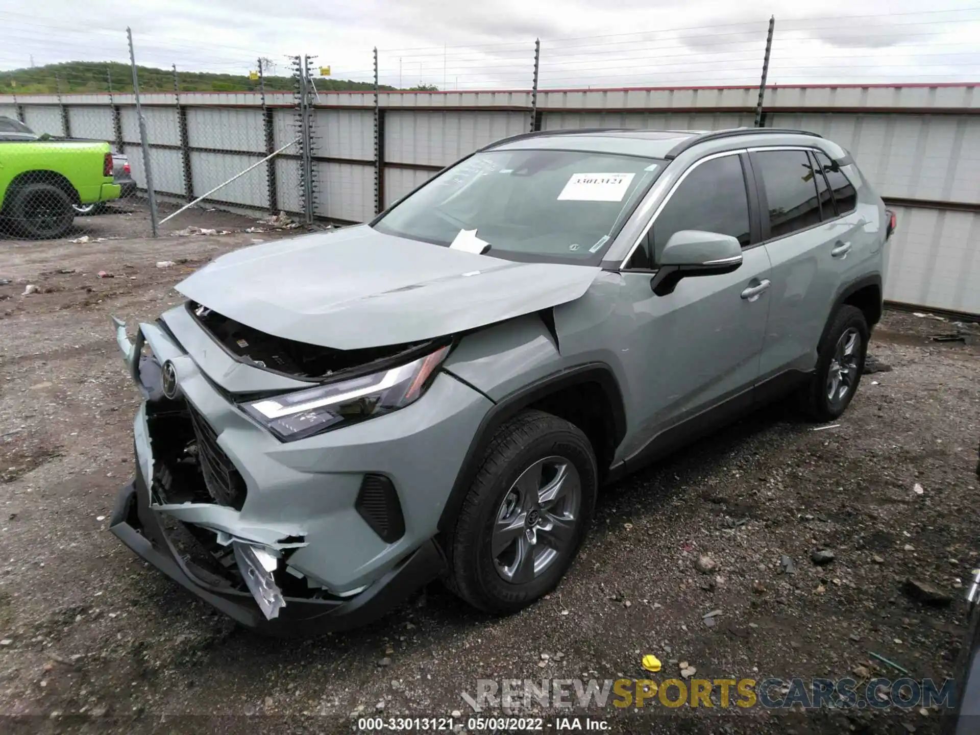 2 Photograph of a damaged car 2T3W1RFV7NW188162 TOYOTA RAV4 2022