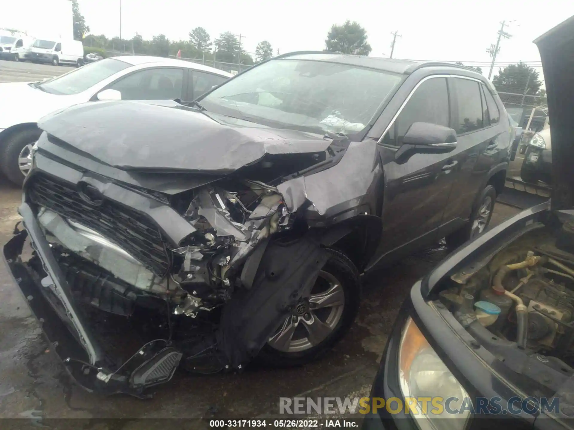 2 Photograph of a damaged car 2T3W1RFV8NC178645 TOYOTA RAV4 2022