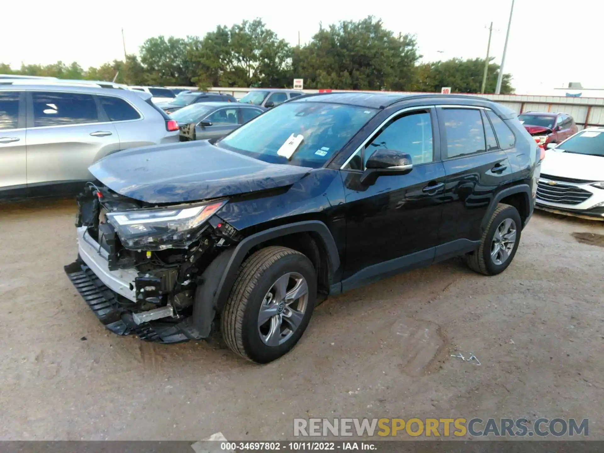 2 Photograph of a damaged car 2T3W1RFV9NW197770 TOYOTA RAV4 2022