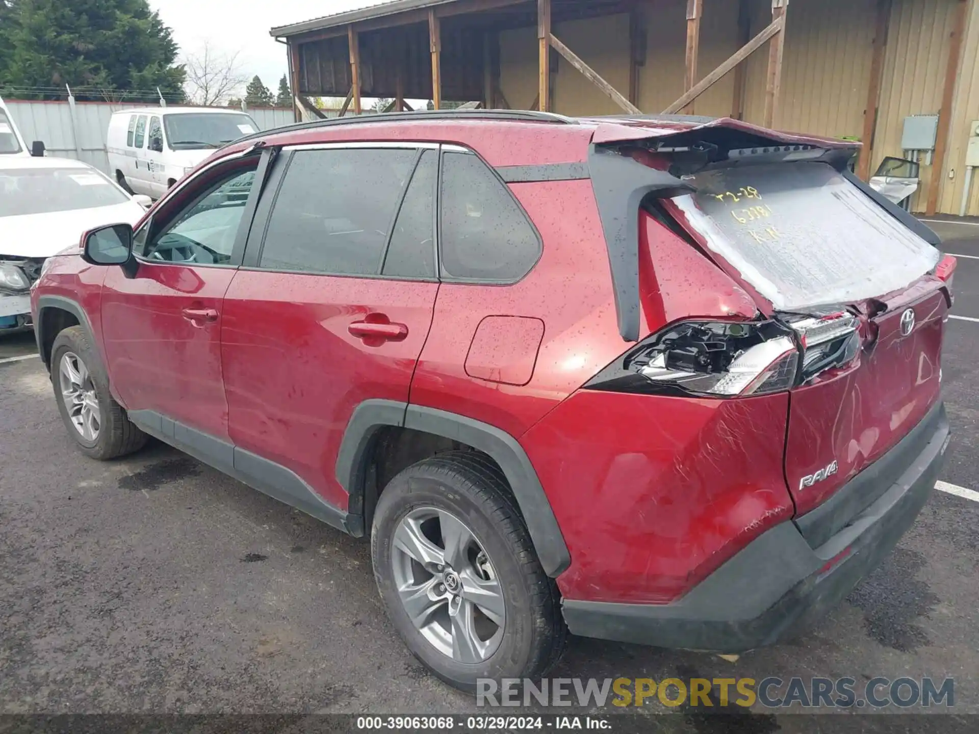 3 Photograph of a damaged car 2T3W1RFVXNW209568 TOYOTA RAV4 2022