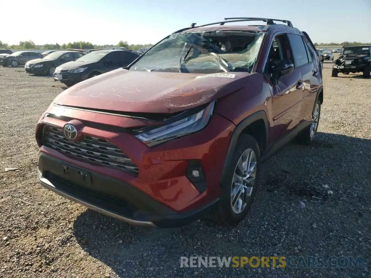 2 Photograph of a damaged car 2T3Y1RFV8NW198255 TOYOTA RAV4 2022