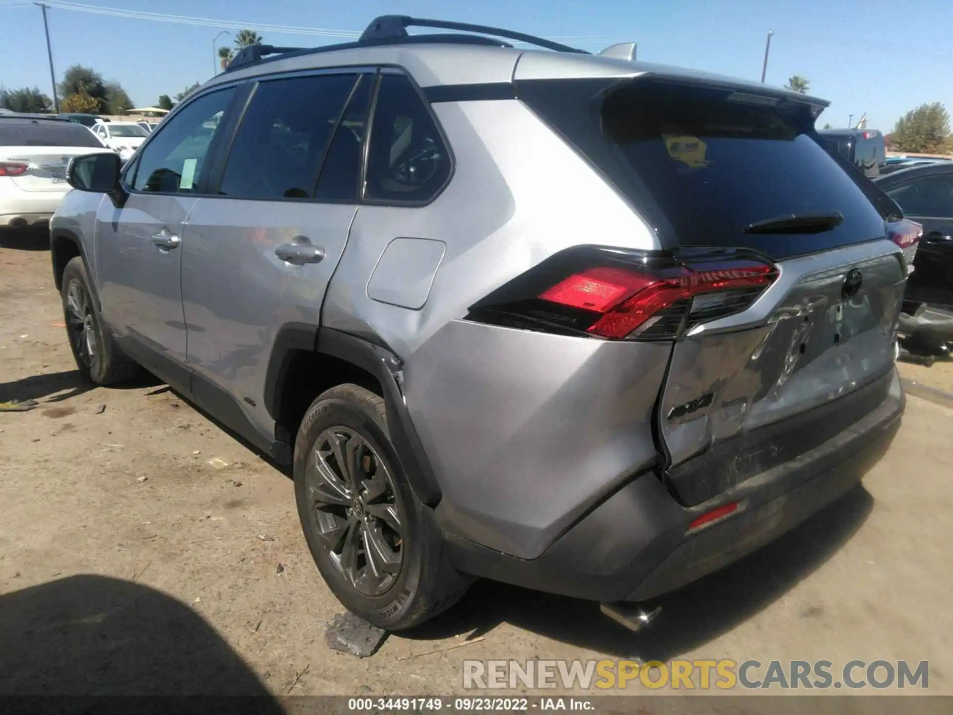 3 Фотография поврежденного автомобиля 4T3B6RFV0NU094074 TOYOTA RAV4 2022