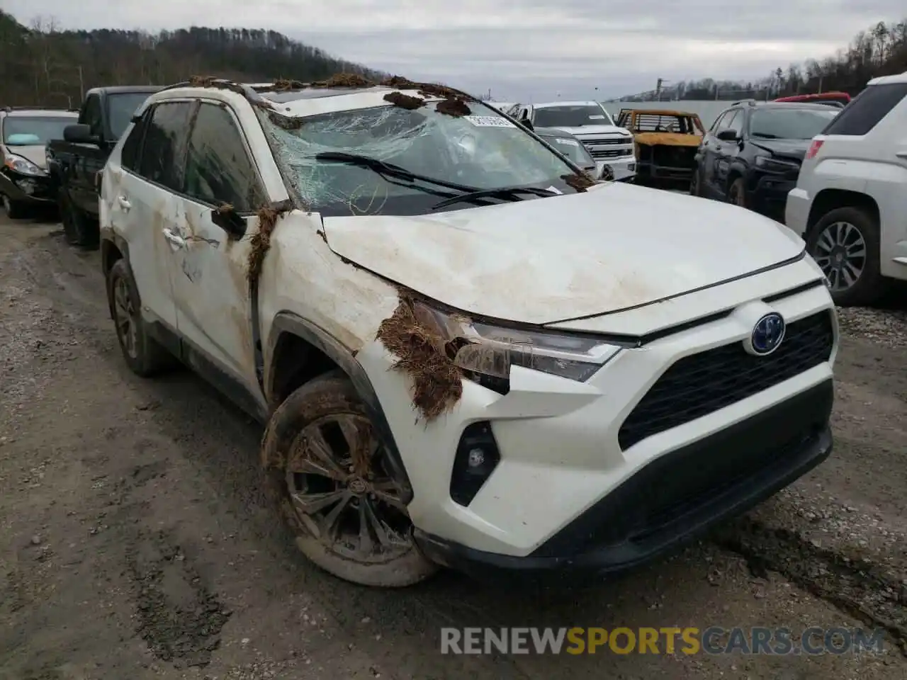 1 Photograph of a damaged car 4T3B6RFV4NU067203 TOYOTA RAV4 2022