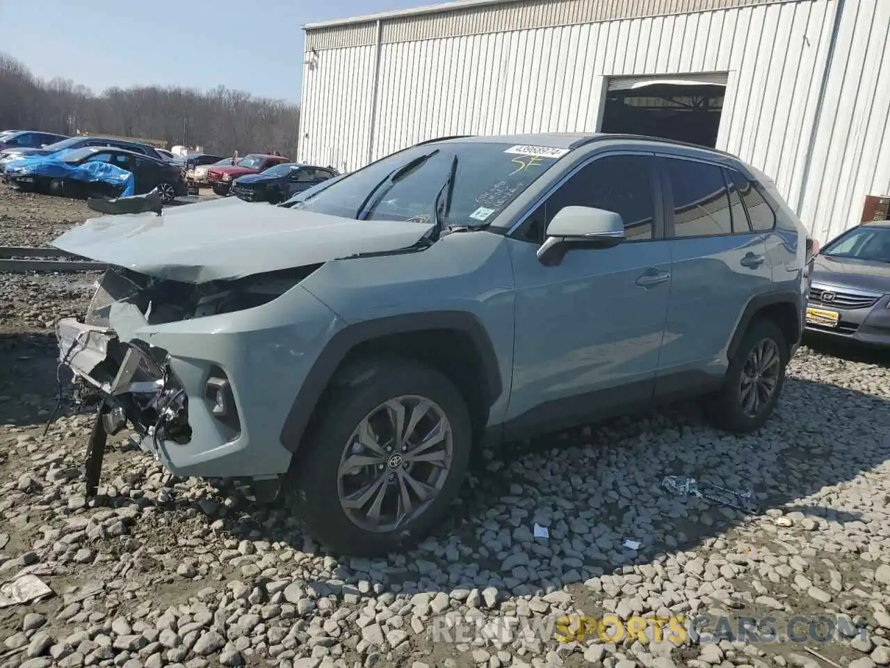 1 Photograph of a damaged car 4T3B6RFV4NU097494 TOYOTA RAV4 2022