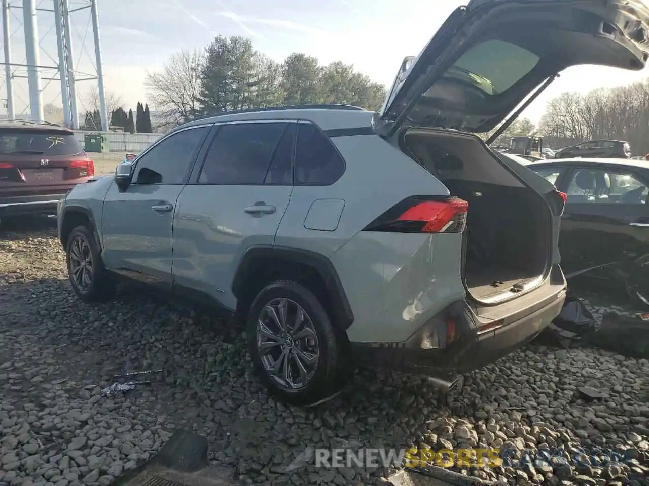 2 Photograph of a damaged car 4T3B6RFV4NU097494 TOYOTA RAV4 2022