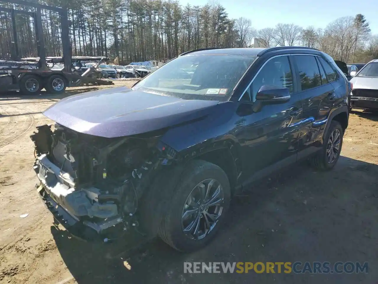 1 Photograph of a damaged car 4T3B6RFV5NU097892 TOYOTA RAV4 2022