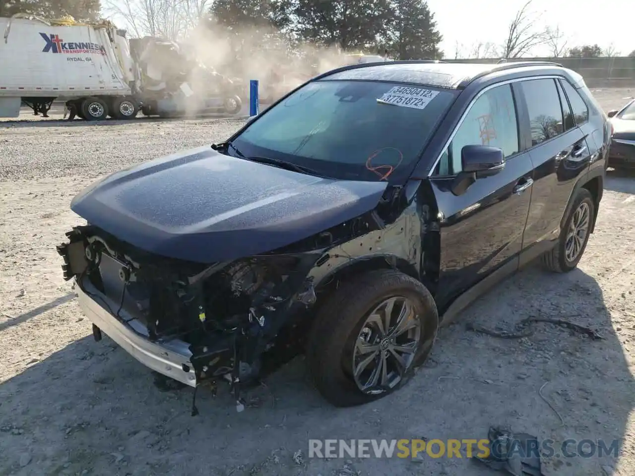 2 Photograph of a damaged car 4T3D6RFV2NU068164 TOYOTA RAV4 2022