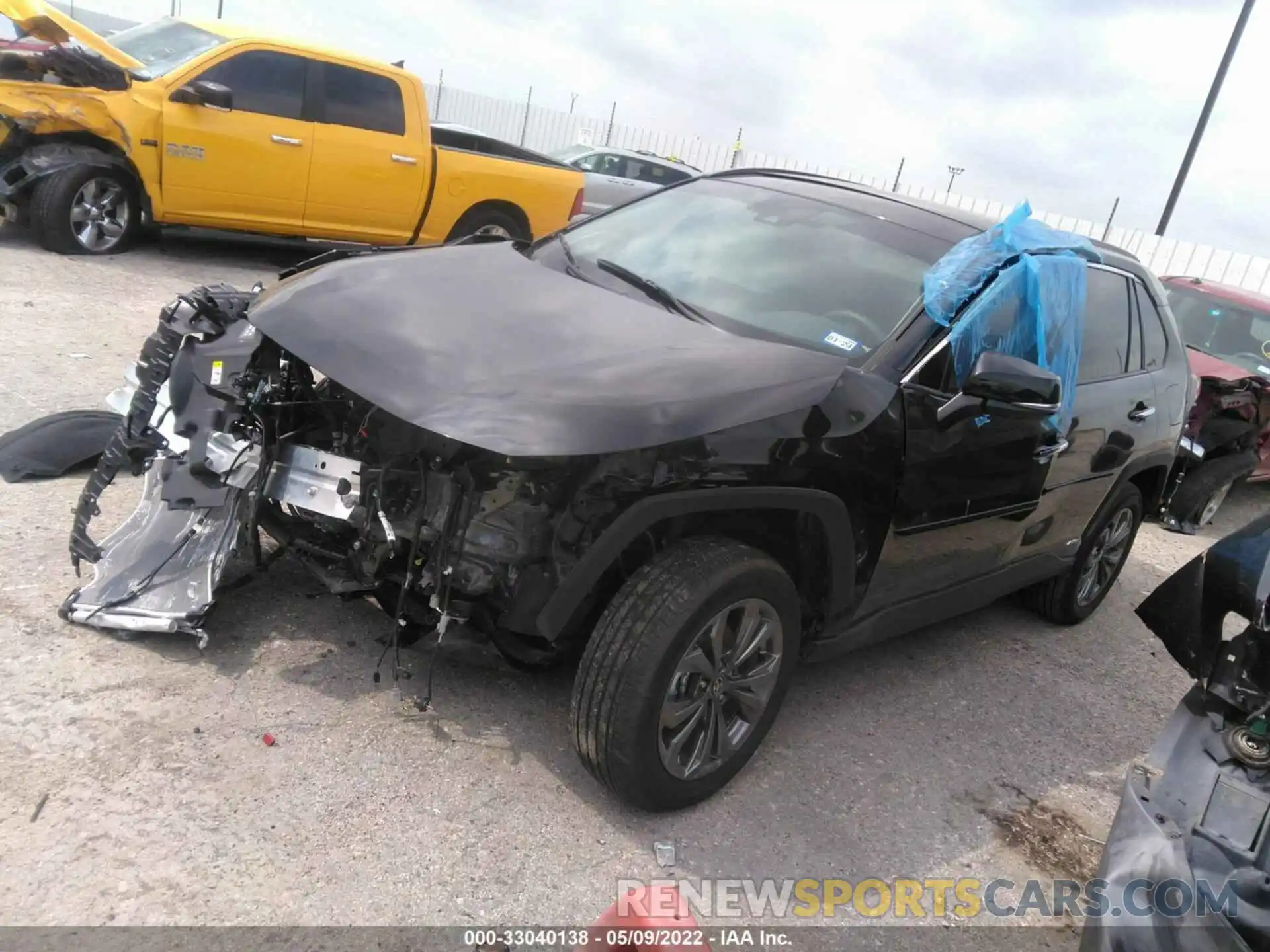 2 Photograph of a damaged car 4T3D6RFV2NU069945 TOYOTA RAV4 2022