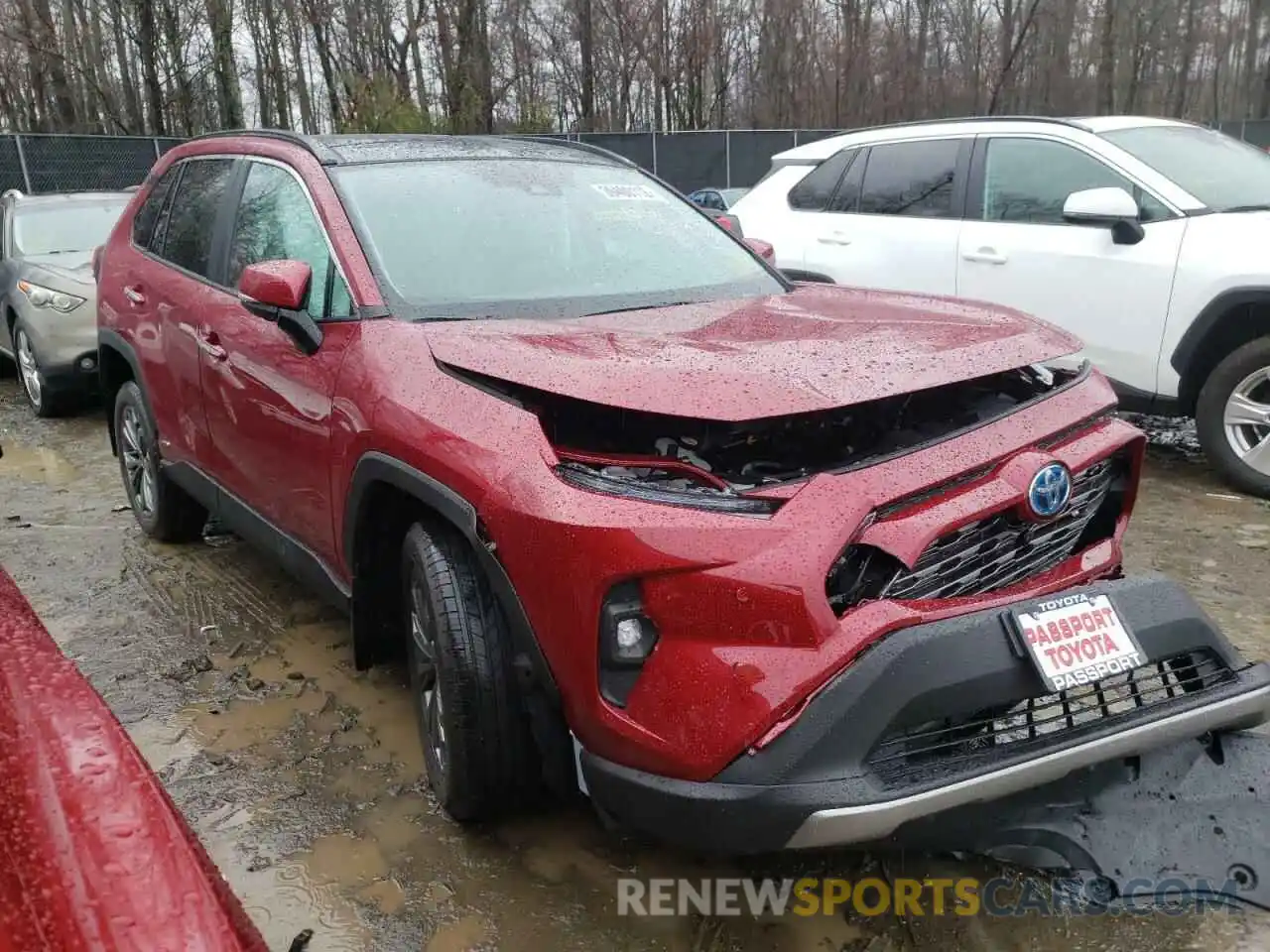 1 Photograph of a damaged car 4T3D6RFV5NU070989 TOYOTA RAV4 2022