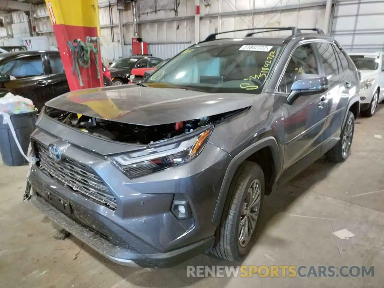 2 Photograph of a damaged car 4T3D6RFV5NU073276 TOYOTA RAV4 2022