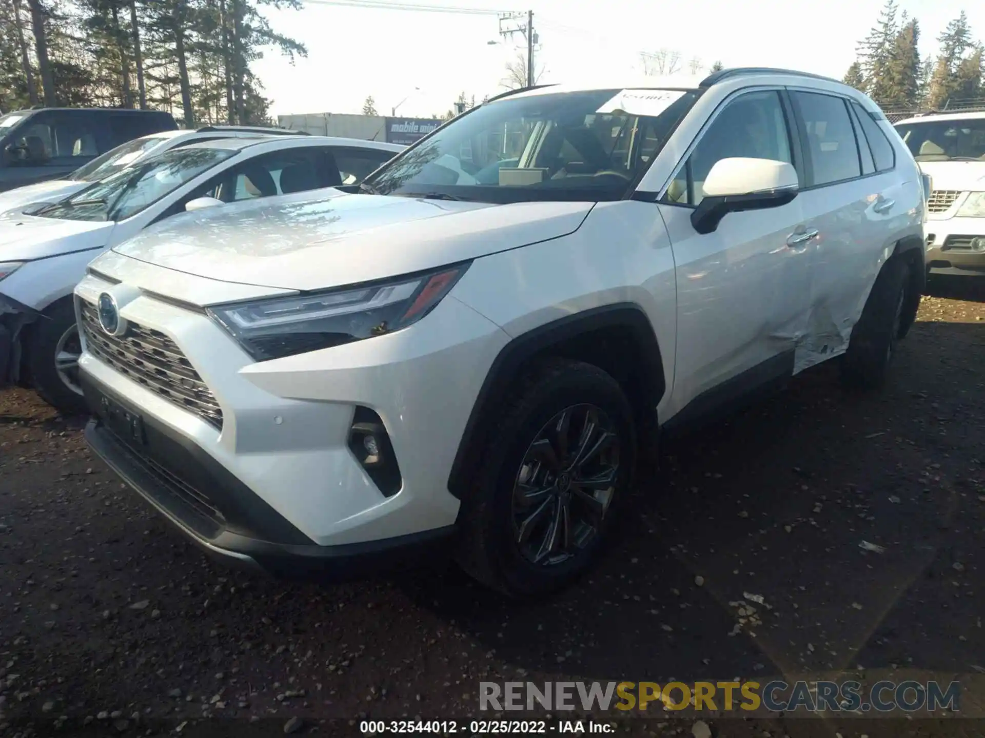 2 Фотография поврежденного автомобиля 4T3D6RFV7NU065373 TOYOTA RAV4 2022