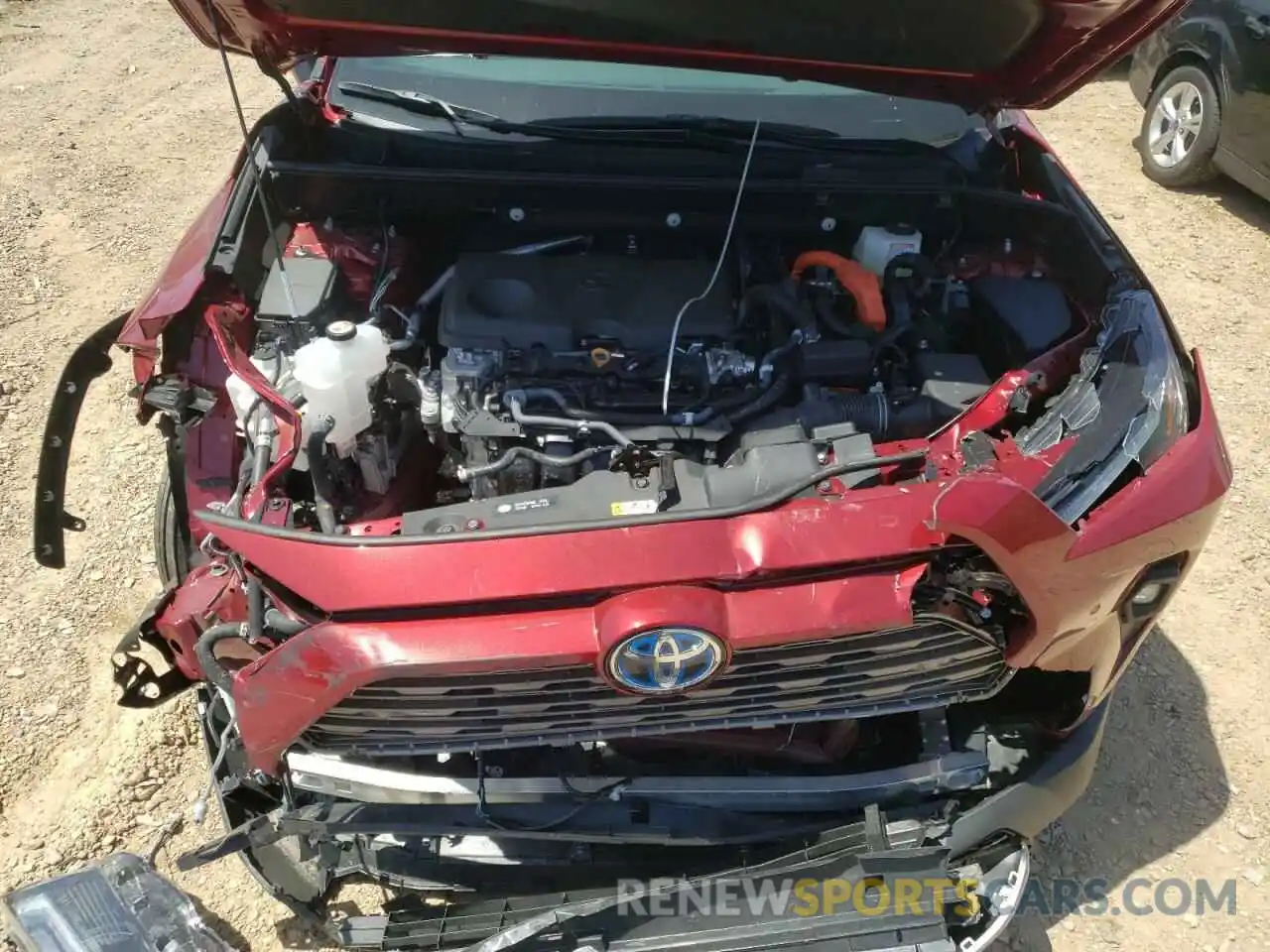 7 Photograph of a damaged car 4T3D6RFV8NU076754 TOYOTA RAV4 2022