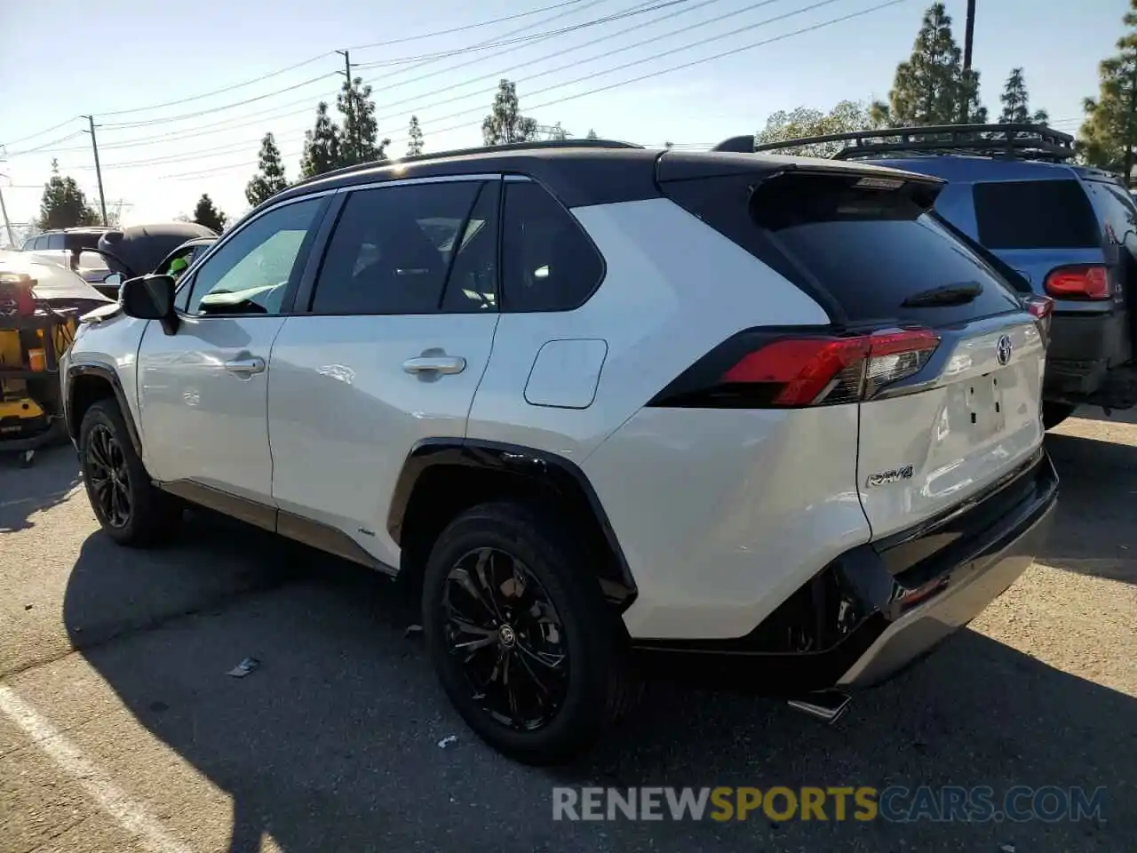 2 Photograph of a damaged car 4T3E6RFV0NU087672 TOYOTA RAV4 2022