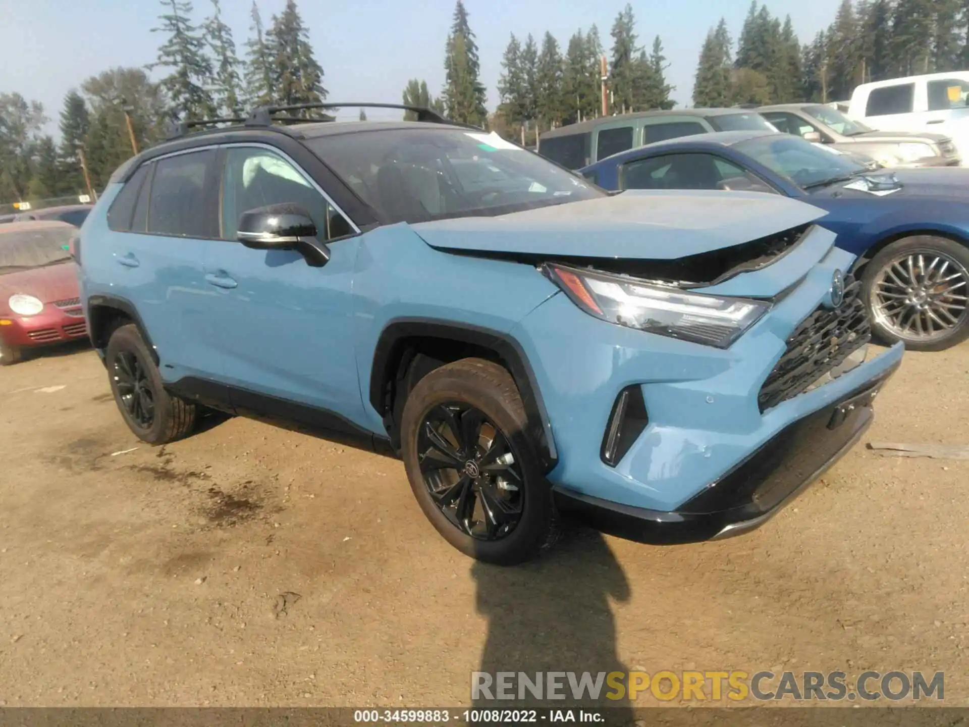 1 Photograph of a damaged car 4T3E6RFV1NU083145 TOYOTA RAV4 2022