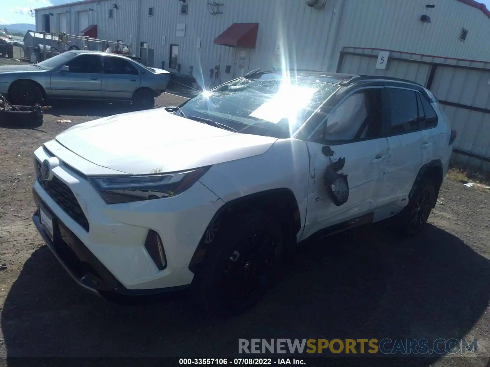 2 Photograph of a damaged car 4T3E6RFV2NU078360 TOYOTA RAV4 2022