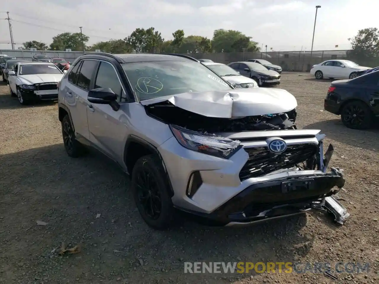 1 Photograph of a damaged car 4T3E6RFV4NU078151 TOYOTA RAV4 2022