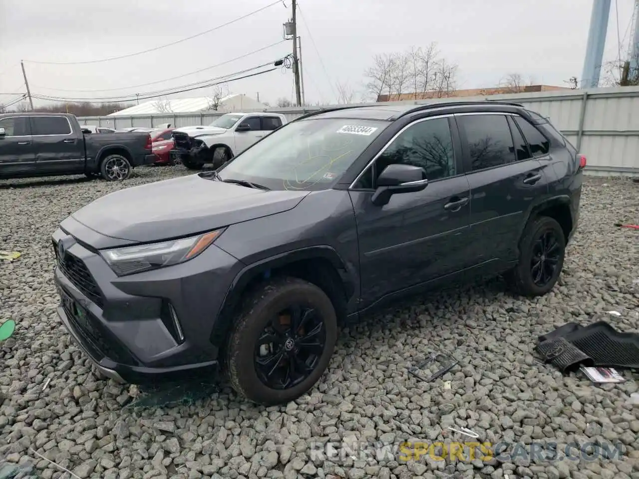 1 Photograph of a damaged car 4T3E6RFV7NU078094 TOYOTA RAV4 2022