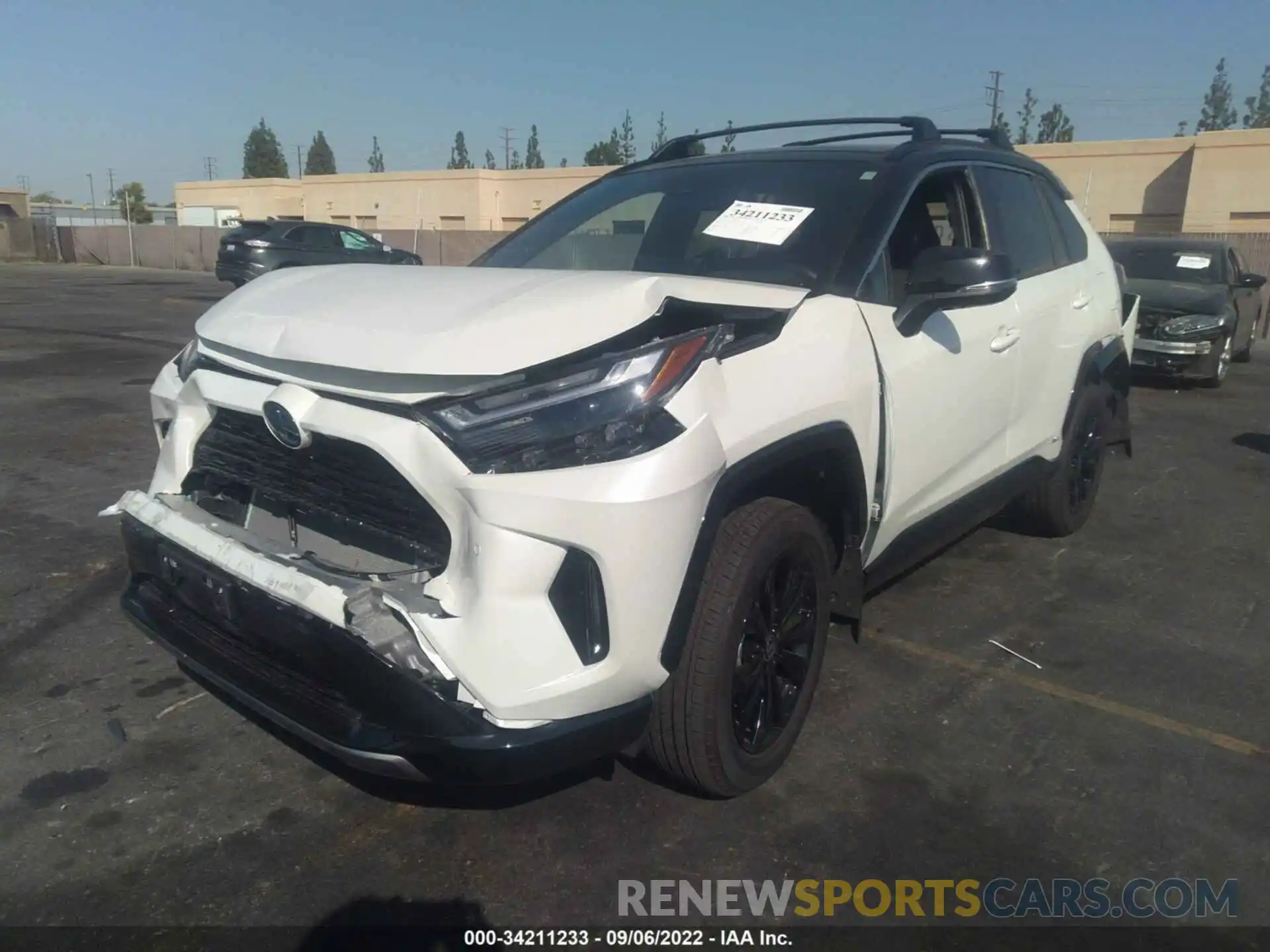 2 Photograph of a damaged car 4T3E6RFVXNU068787 TOYOTA RAV4 2022