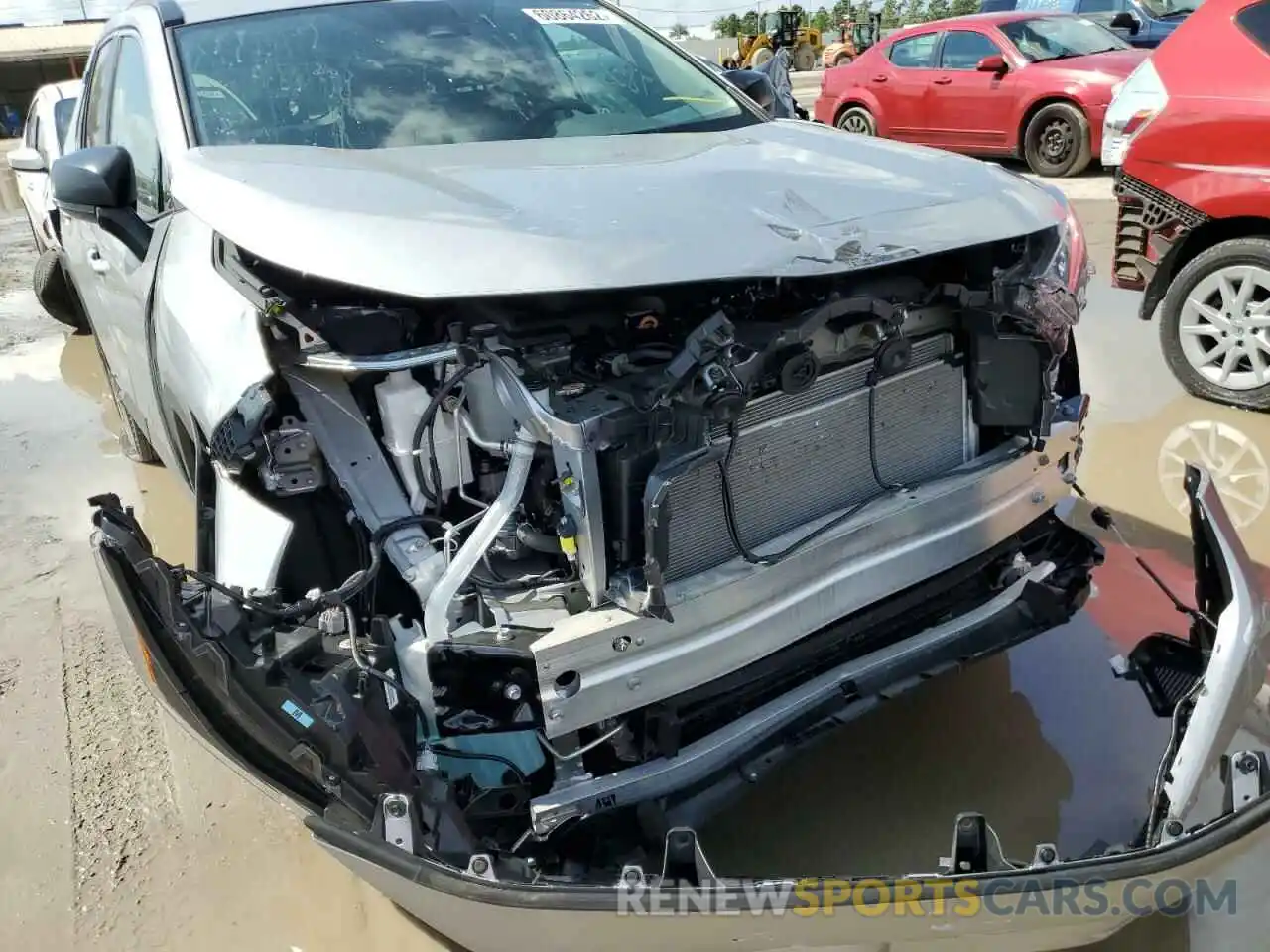 9 Photograph of a damaged car 4T3LWRFV1NU065820 TOYOTA RAV4 2022