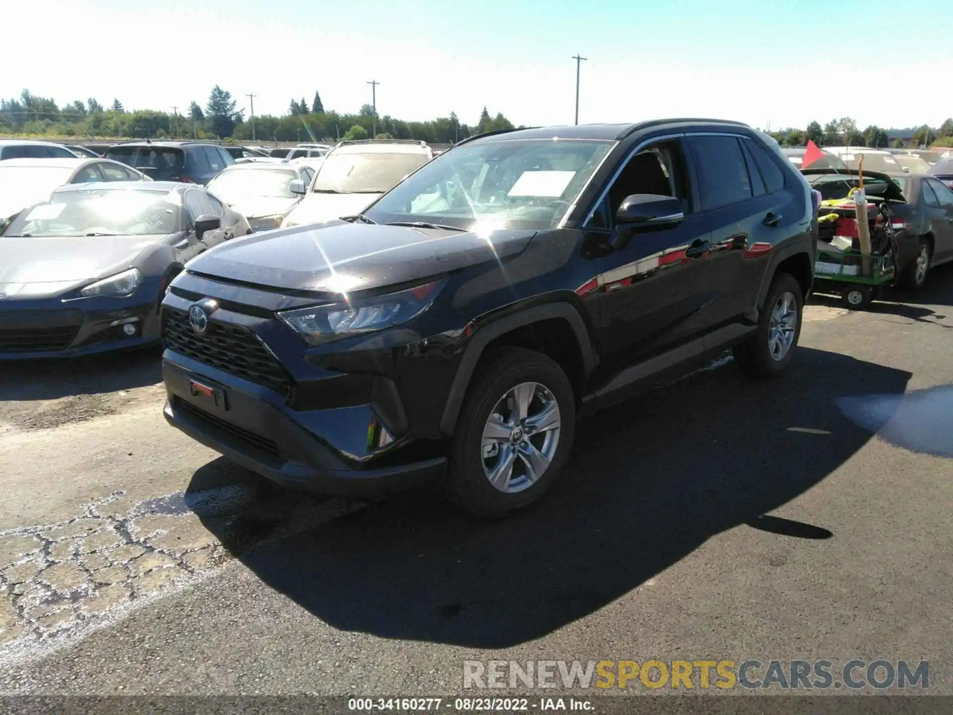 2 Photograph of a damaged car 4T3MWRFV2NU069945 TOYOTA RAV4 2022