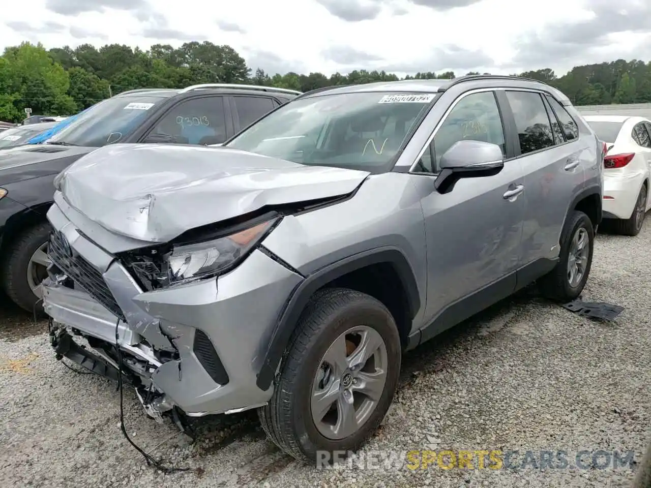 2 Photograph of a damaged car 4T3MWRFV9NU052916 TOYOTA RAV4 2022