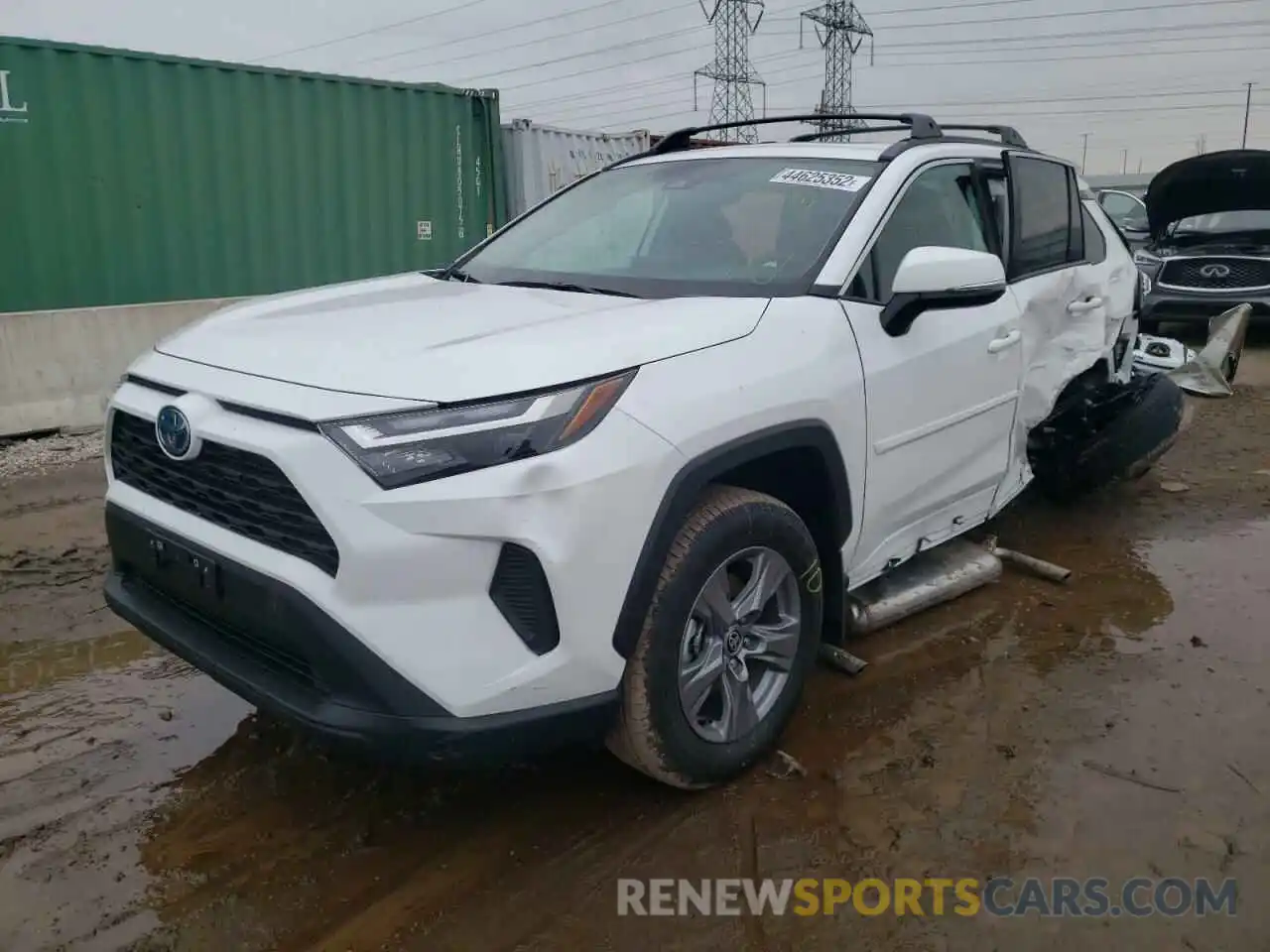 2 Photograph of a damaged car 4T3RWRFV0NU064586 TOYOTA RAV4 2022