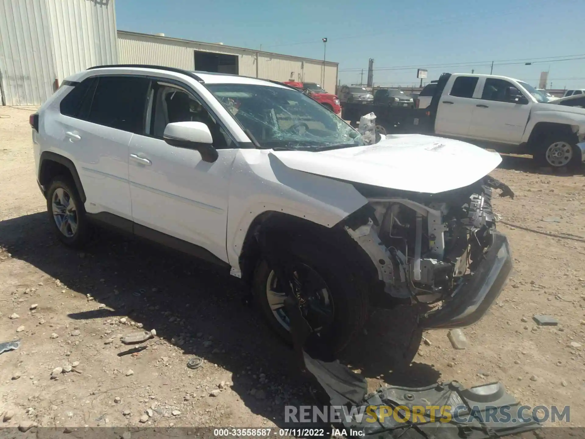 1 Photograph of a damaged car 4T3RWRFV1NU052818 TOYOTA RAV4 2022