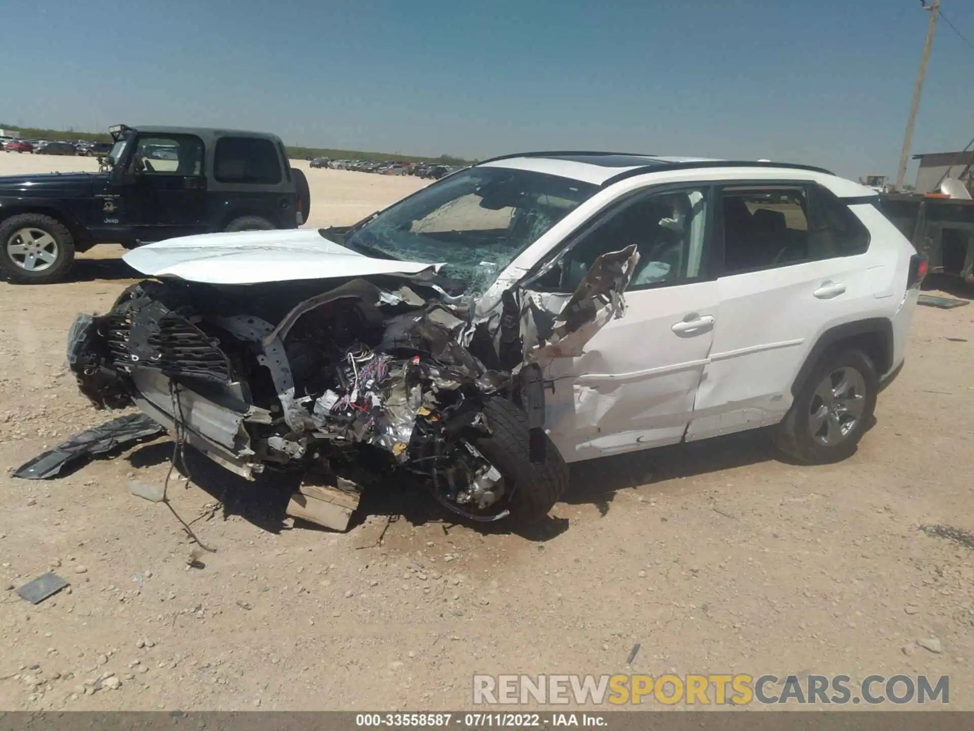 2 Photograph of a damaged car 4T3RWRFV1NU052818 TOYOTA RAV4 2022