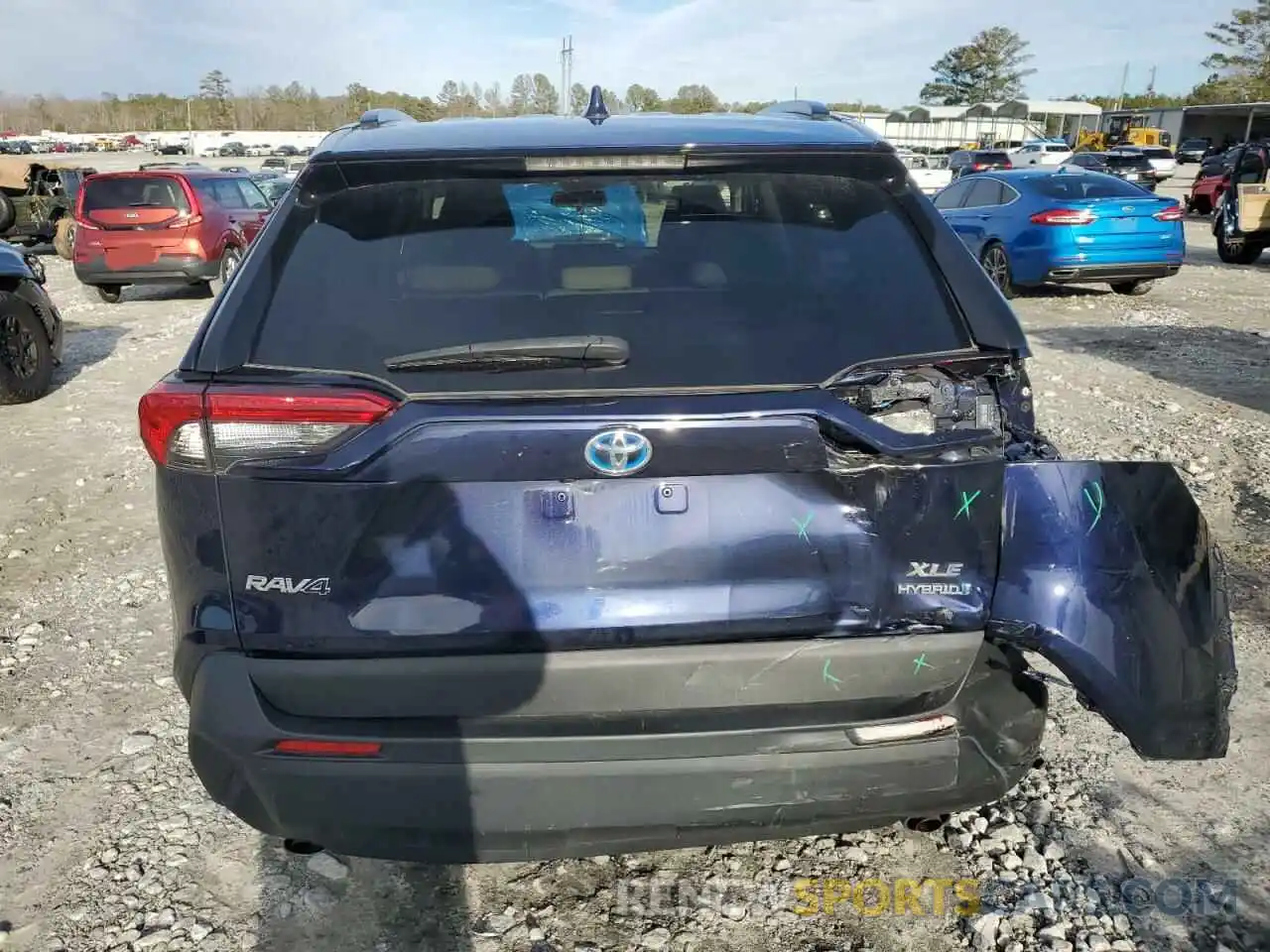 6 Photograph of a damaged car 4T3RWRFV2NU065075 TOYOTA RAV4 2022