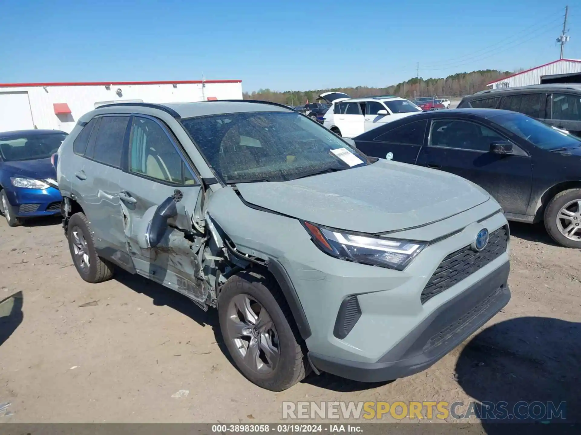 1 Photograph of a damaged car 4T3RWRFV3NU051167 TOYOTA RAV4 2022