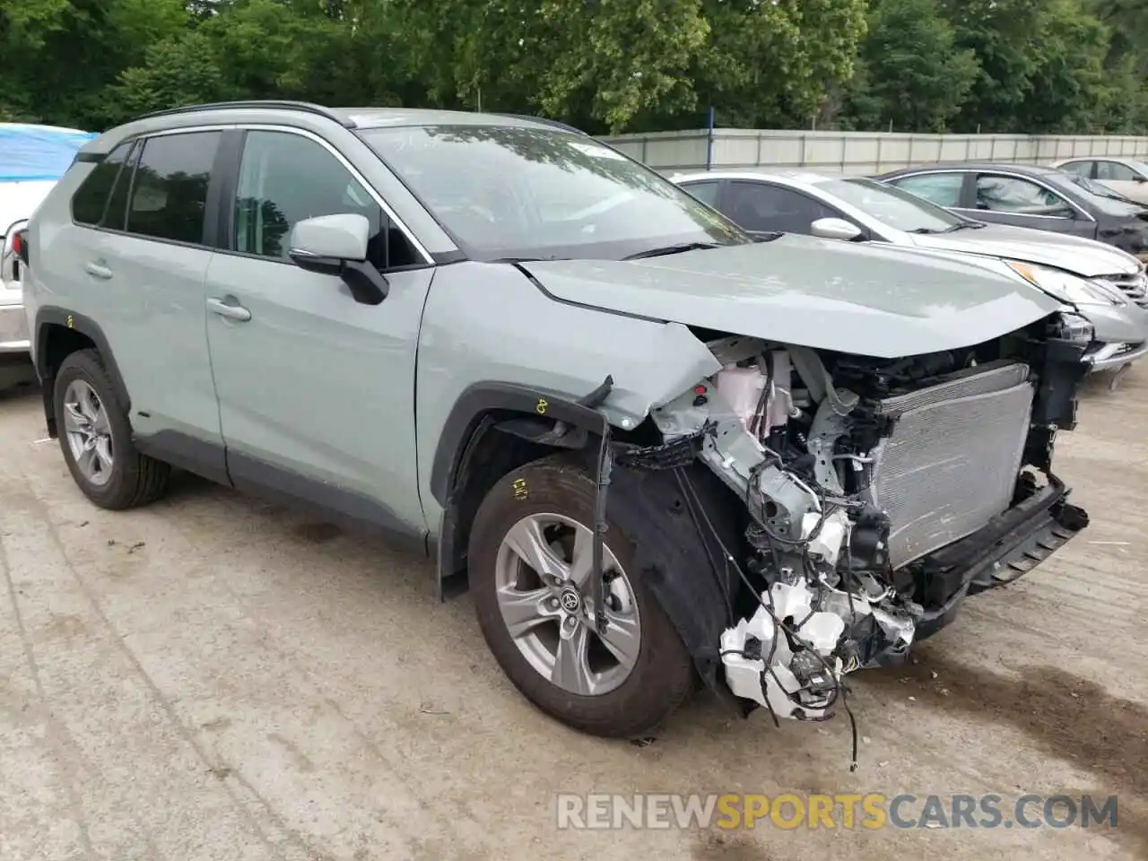 1 Photograph of a damaged car 4T3RWRFV3NU057387 TOYOTA RAV4 2022