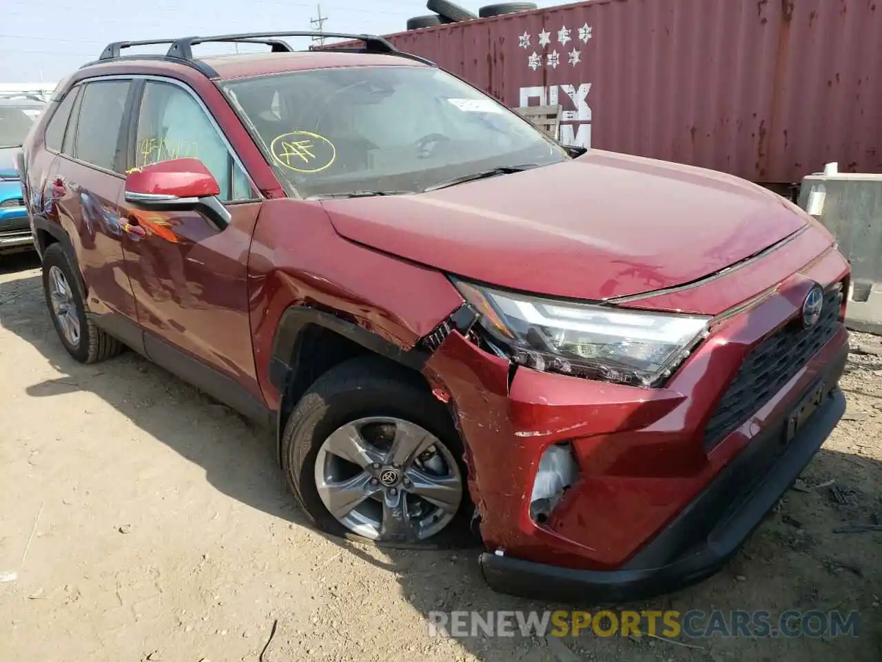 1 Photograph of a damaged car 4T3RWRFV5NU057147 TOYOTA RAV4 2022