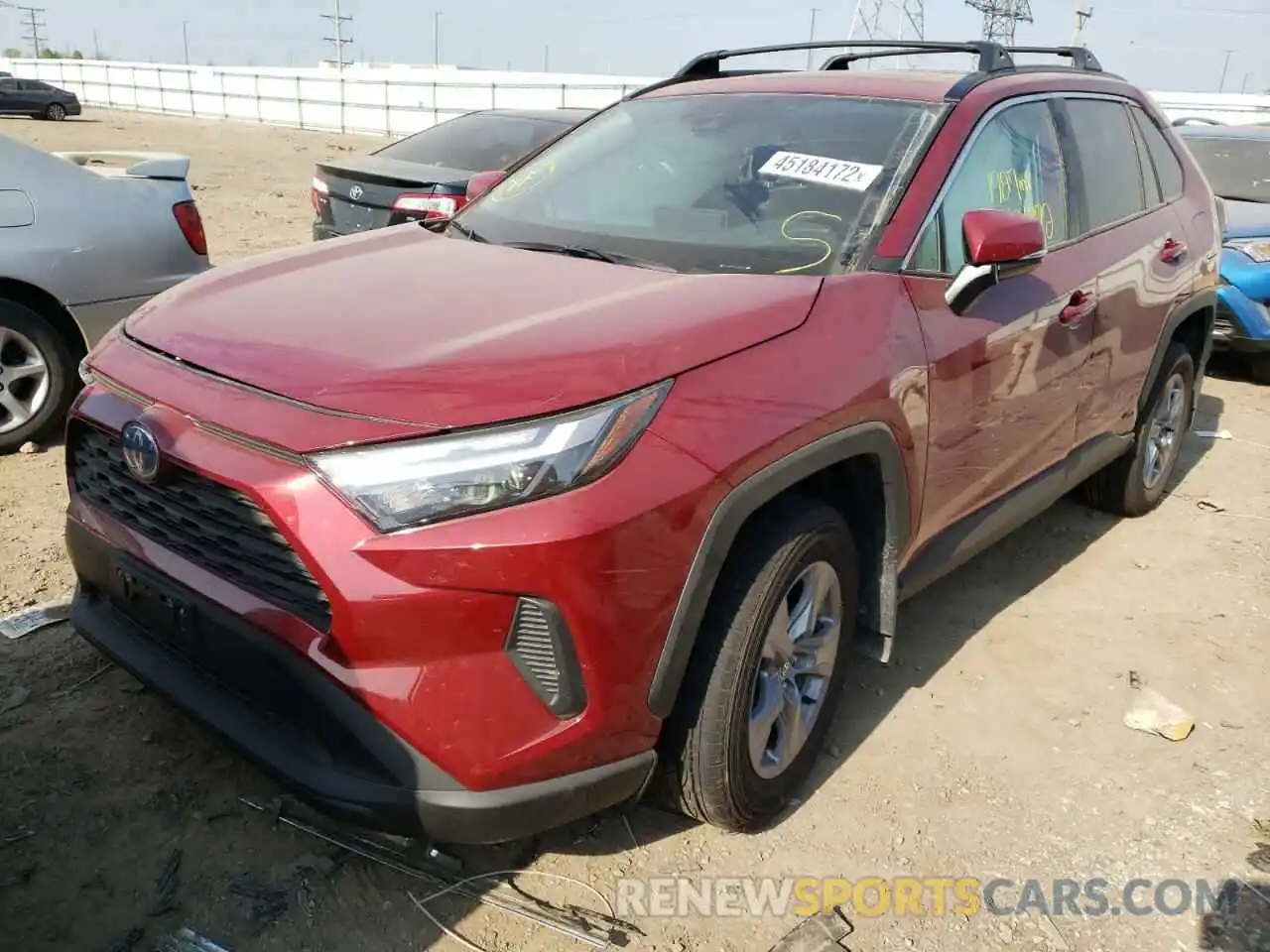 2 Photograph of a damaged car 4T3RWRFV5NU057147 TOYOTA RAV4 2022