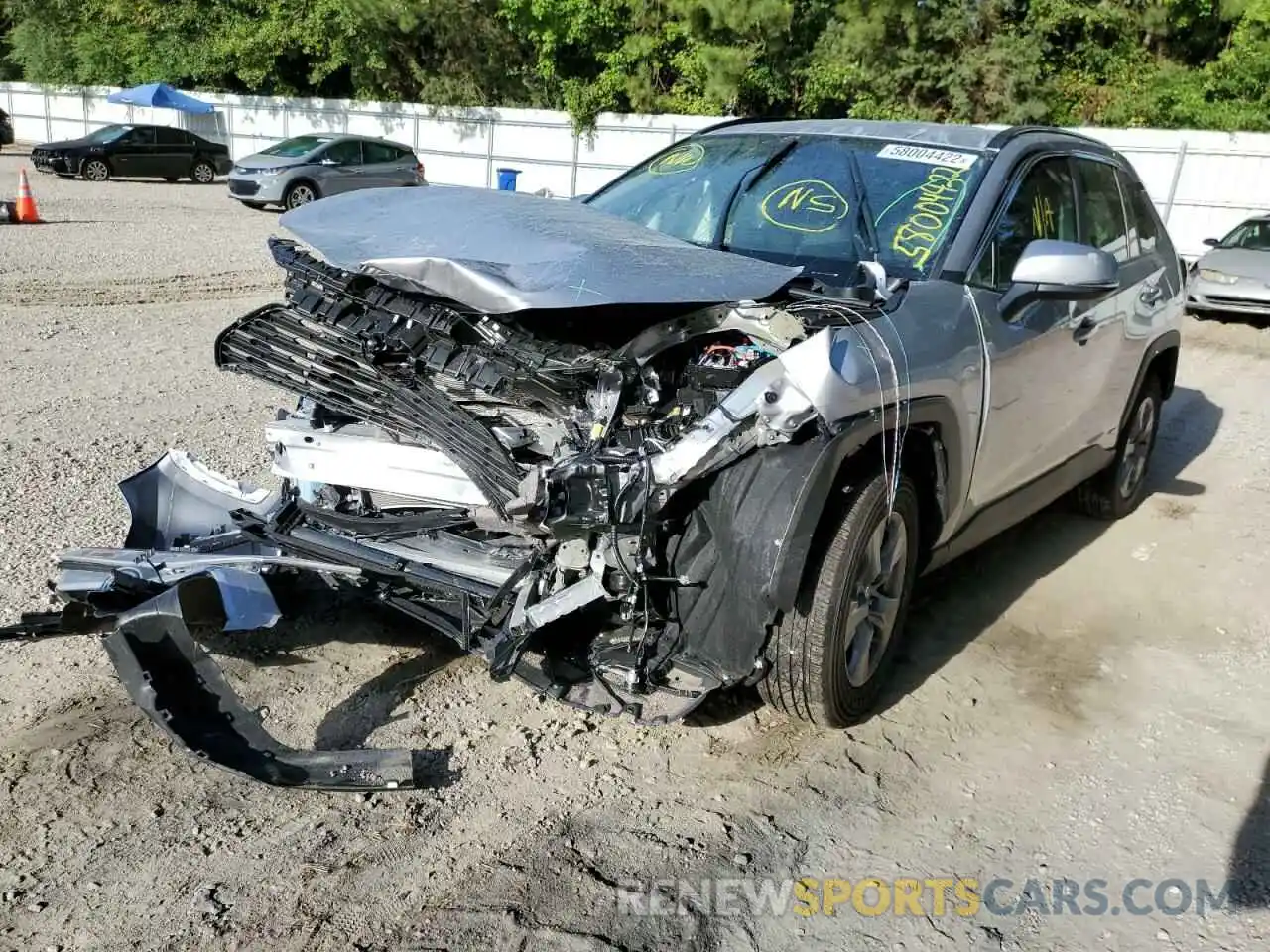 2 Photograph of a damaged car 4T3RWRFV5NU063305 TOYOTA RAV4 2022