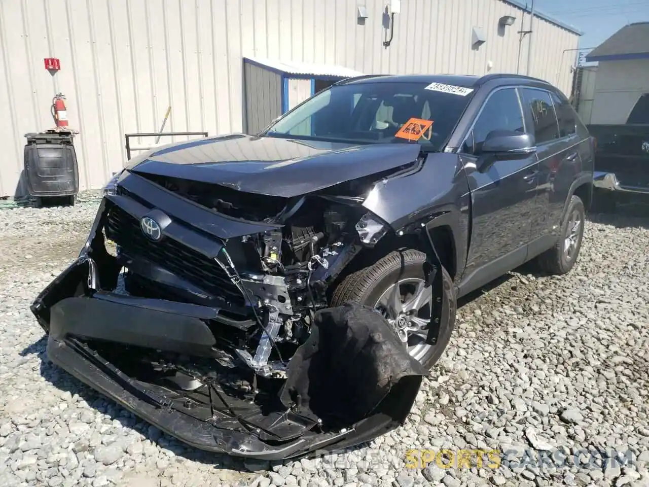 2 Photograph of a damaged car 4T3RWRFV6NU062258 TOYOTA RAV4 2022