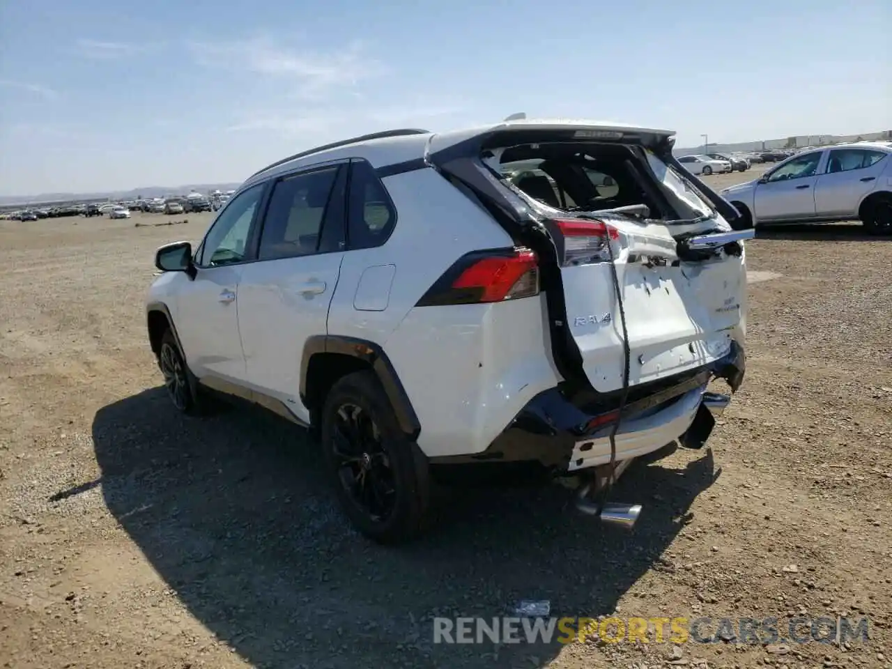 3 Photograph of a damaged car 4T3T6RFV0NU067946 TOYOTA RAV4 2022