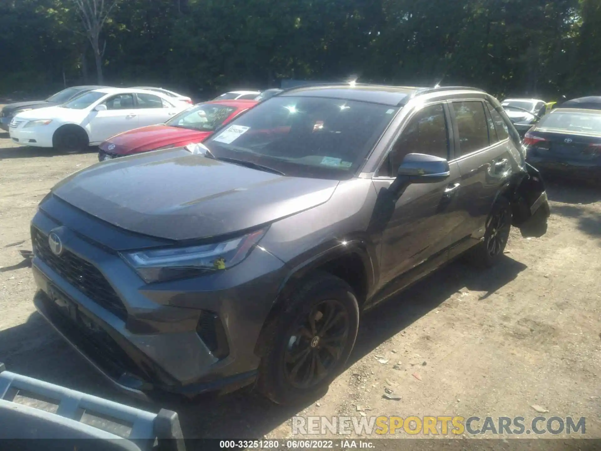 2 Photograph of a damaged car 4T3T6RFV5NU067716 TOYOTA RAV4 2022