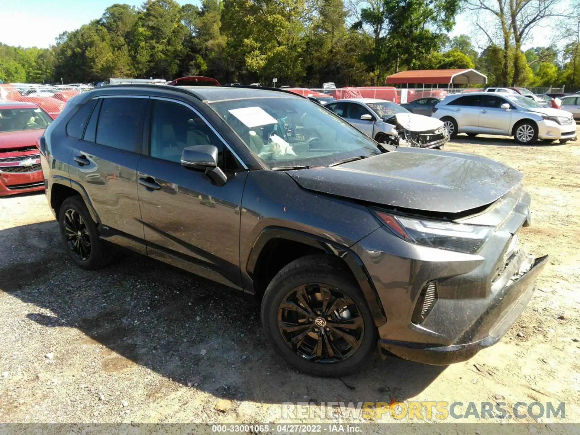 1 Photograph of a damaged car 4T3T6RFV5NU070163 TOYOTA RAV4 2022