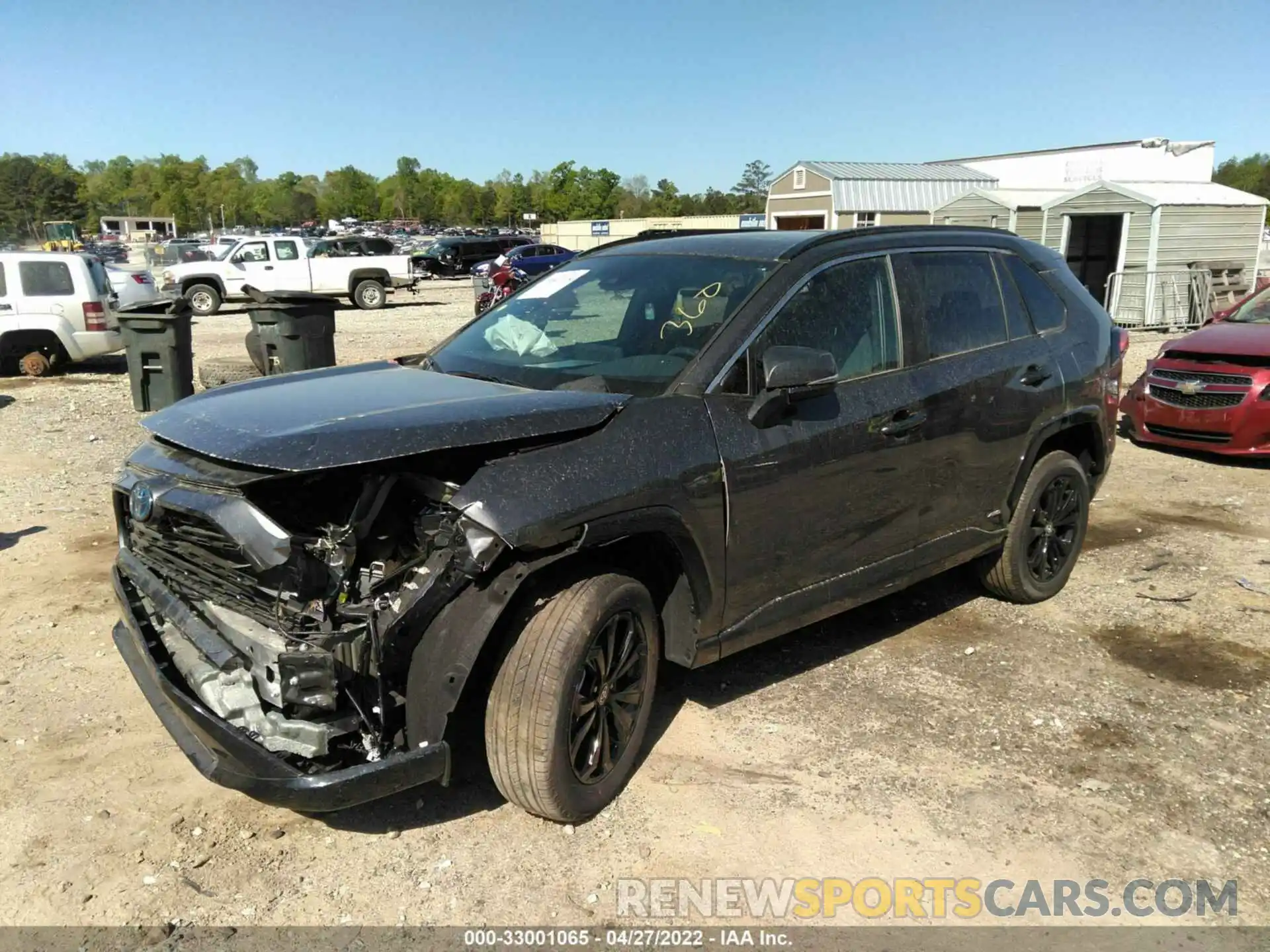 2 Photograph of a damaged car 4T3T6RFV5NU070163 TOYOTA RAV4 2022