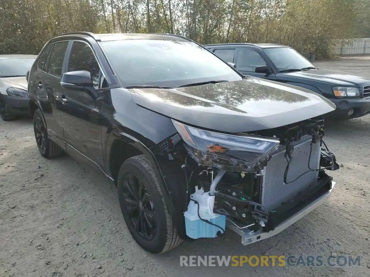 1 Photograph of a damaged car 4T3T6RFV8NU080105 TOYOTA RAV4 2022