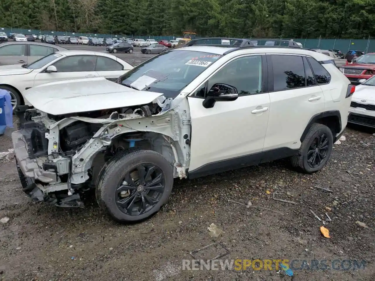 1 Photograph of a damaged car 4T3T6RFV9NU068092 TOYOTA RAV4 2022