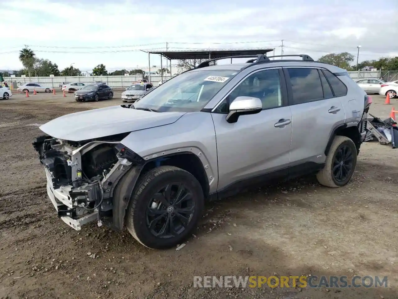 1 Photograph of a damaged car 4T3T6RFV9NU075382 TOYOTA RAV4 2022