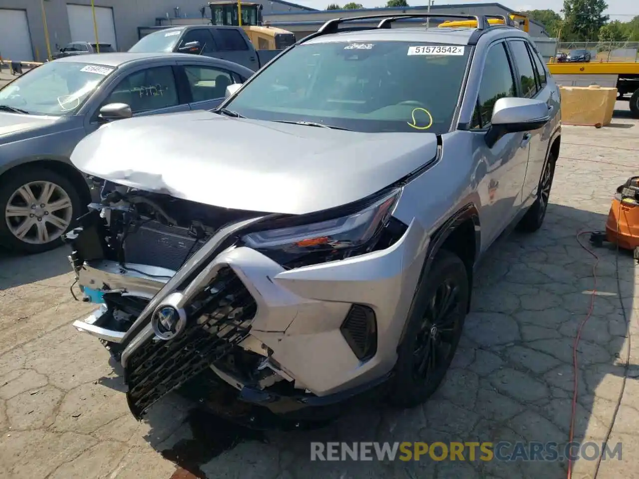 2 Photograph of a damaged car JTM16RFV1ND053557 TOYOTA RAV4 2022