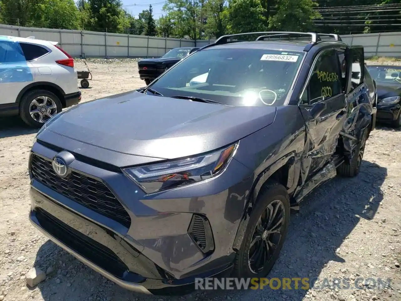 2 Photograph of a damaged car JTM16RFV5NJ013158 TOYOTA RAV4 2022