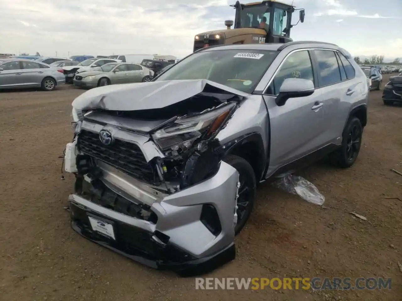 2 Photograph of a damaged car JTM16RFV7ND049075 TOYOTA RAV4 2022