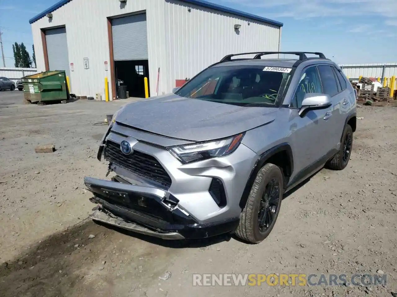 2 Photograph of a damaged car JTM16RFV7ND051683 TOYOTA RAV4 2022