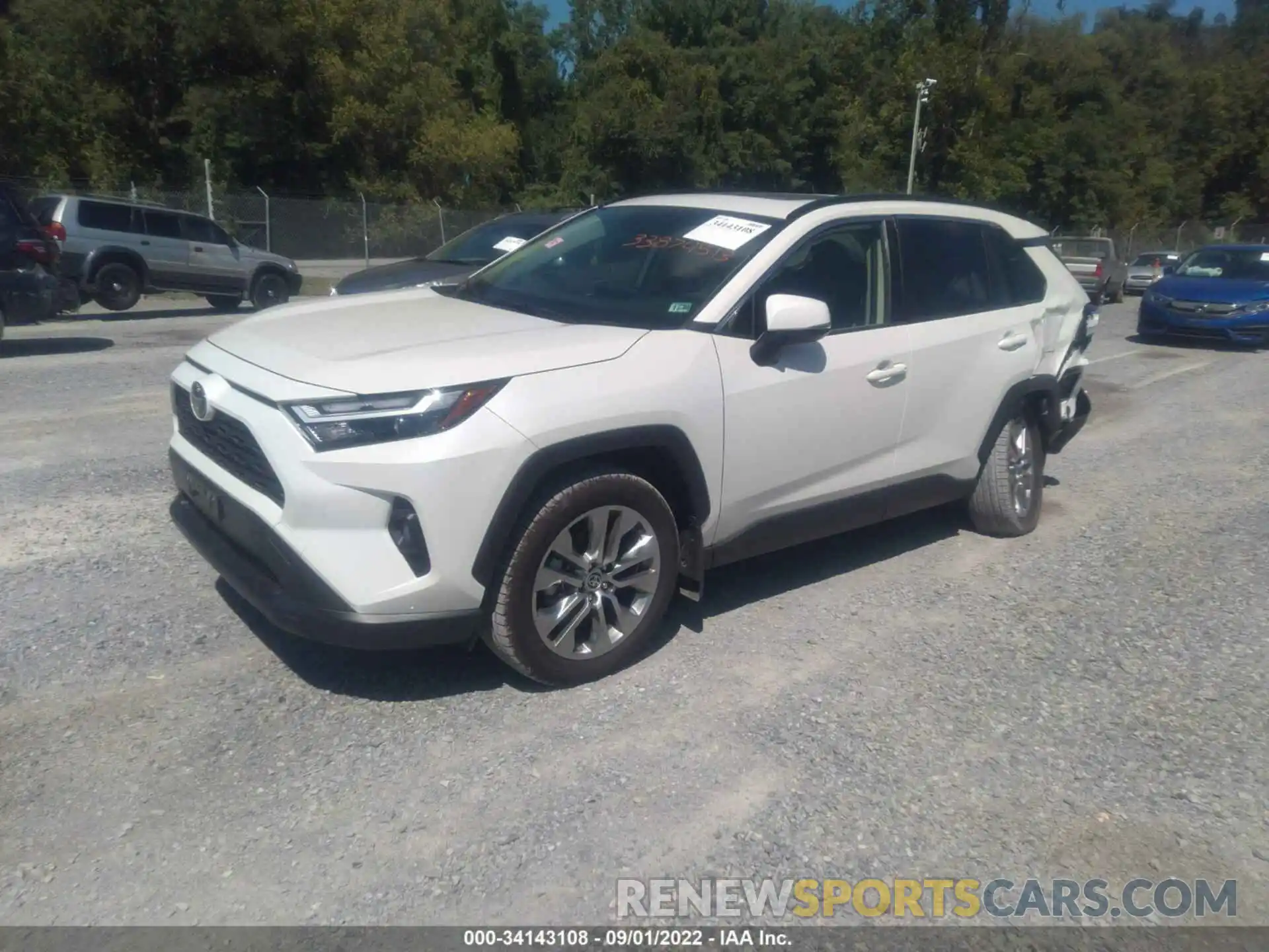 2 Photograph of a damaged car JTMA1RFV2ND085125 TOYOTA RAV4 2022